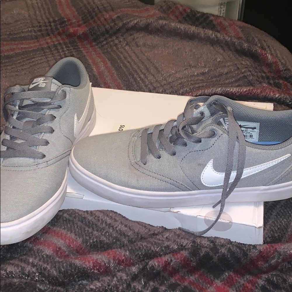 Gray Nikes - image 1